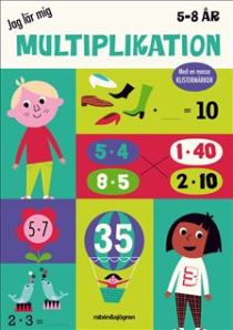 Jag lär mig multiplikation – pysselbok 5 – 8 år. Uppdragsgivare: Rabén & Sjögren. Uppdrag: projektledning, redaktörsjobb.