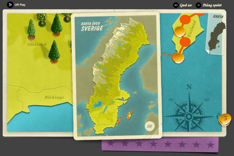 Sverigeresan – webbplats för åk&nbsp;3