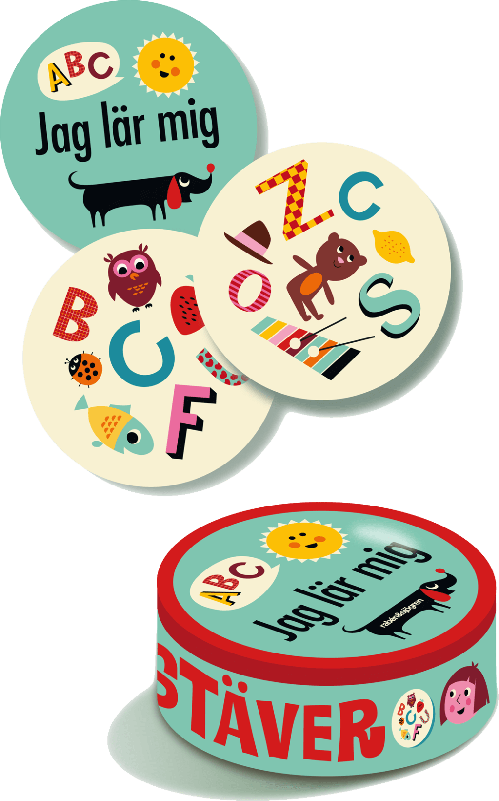 Jag lär mig bokstäver – kortspel från 5&nbsp;år